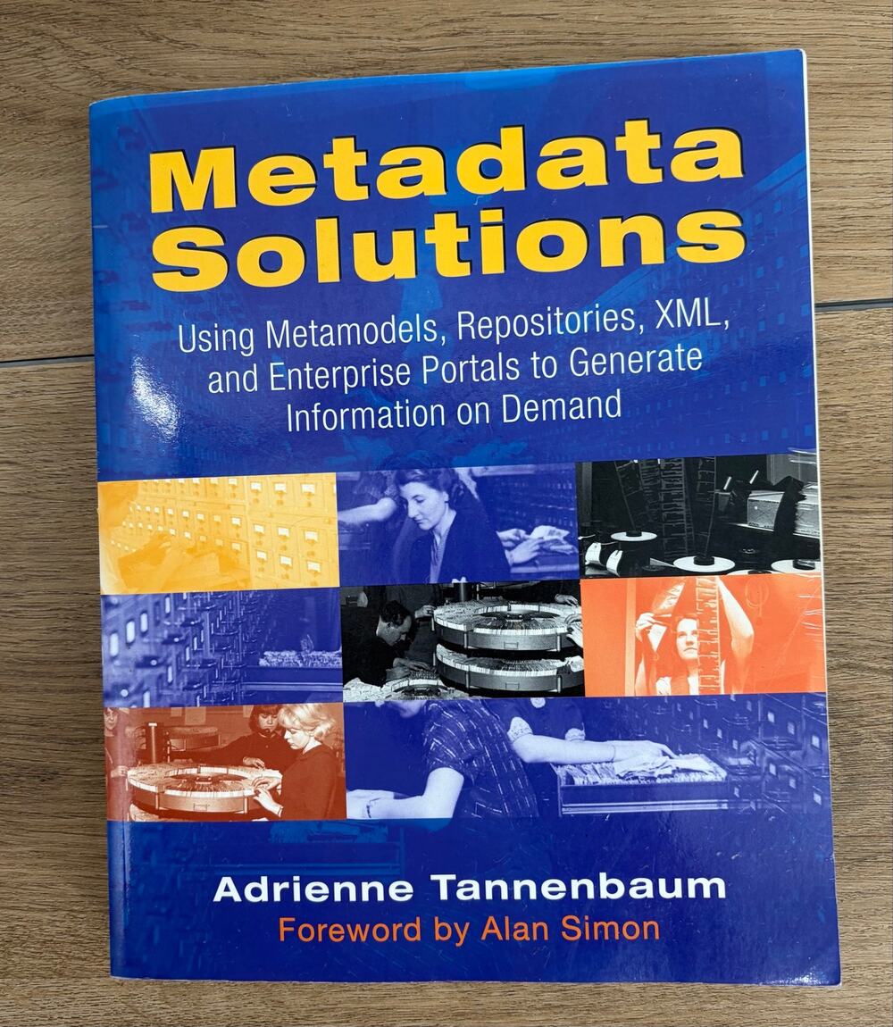 Metadata Solutions by Adrienne Tannenbaum Vintage Tech Textbook